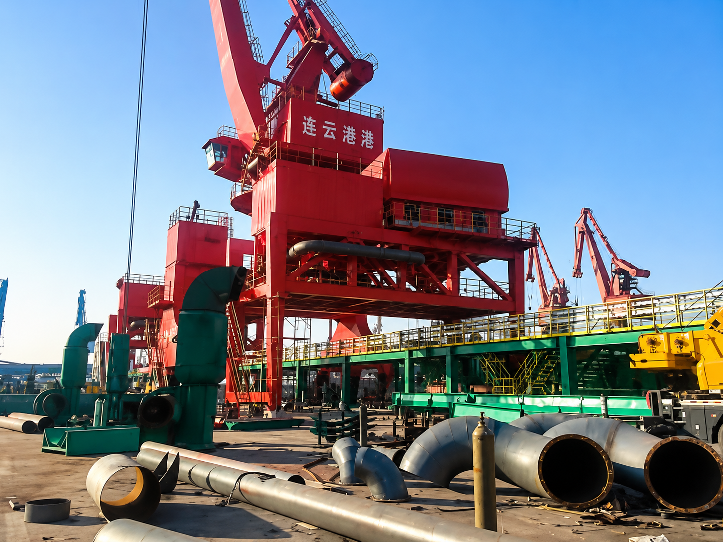 Port bulk material handling system
