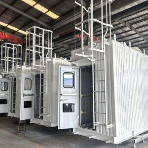 Sunlike manufactures E-House (Modular Electrical Room) for ports applications, supporting project requirements across bulk ship unloading systems.