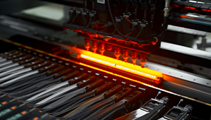 Involves parts iteration and production through high-speed CNC machining, casting, injection molding, and extruding.