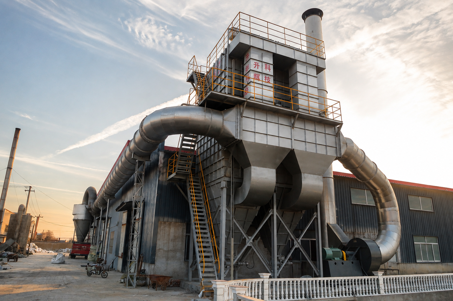 Sunlike manufactures High-Temperature Dust Collector for cement applications, supporting project requirements across dust collectors.