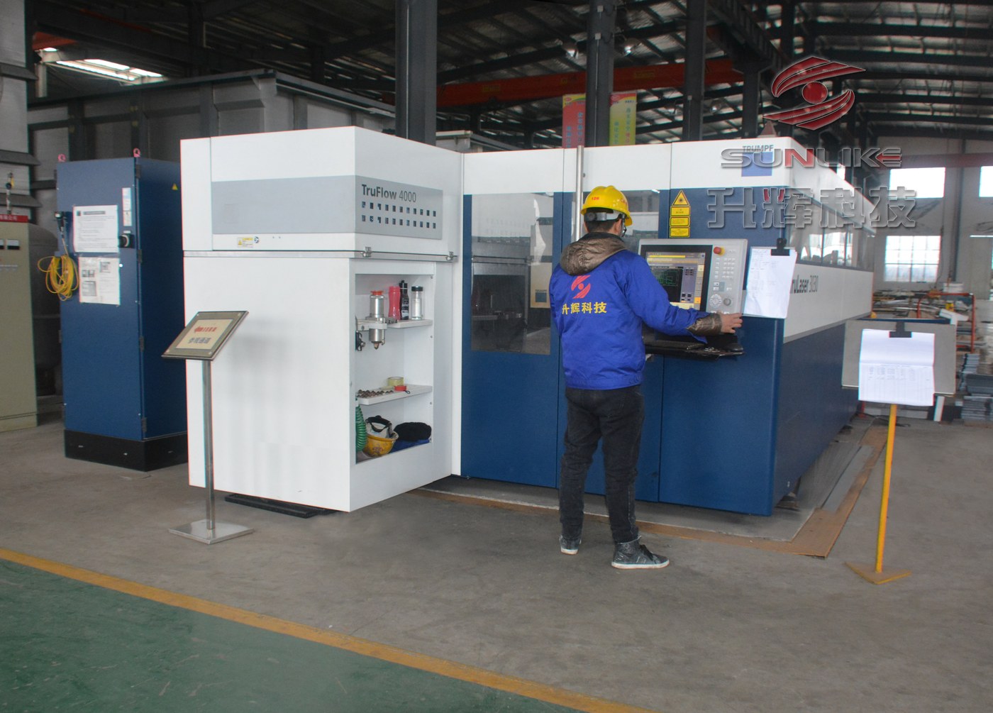 Laser cutting and discharge fabrication