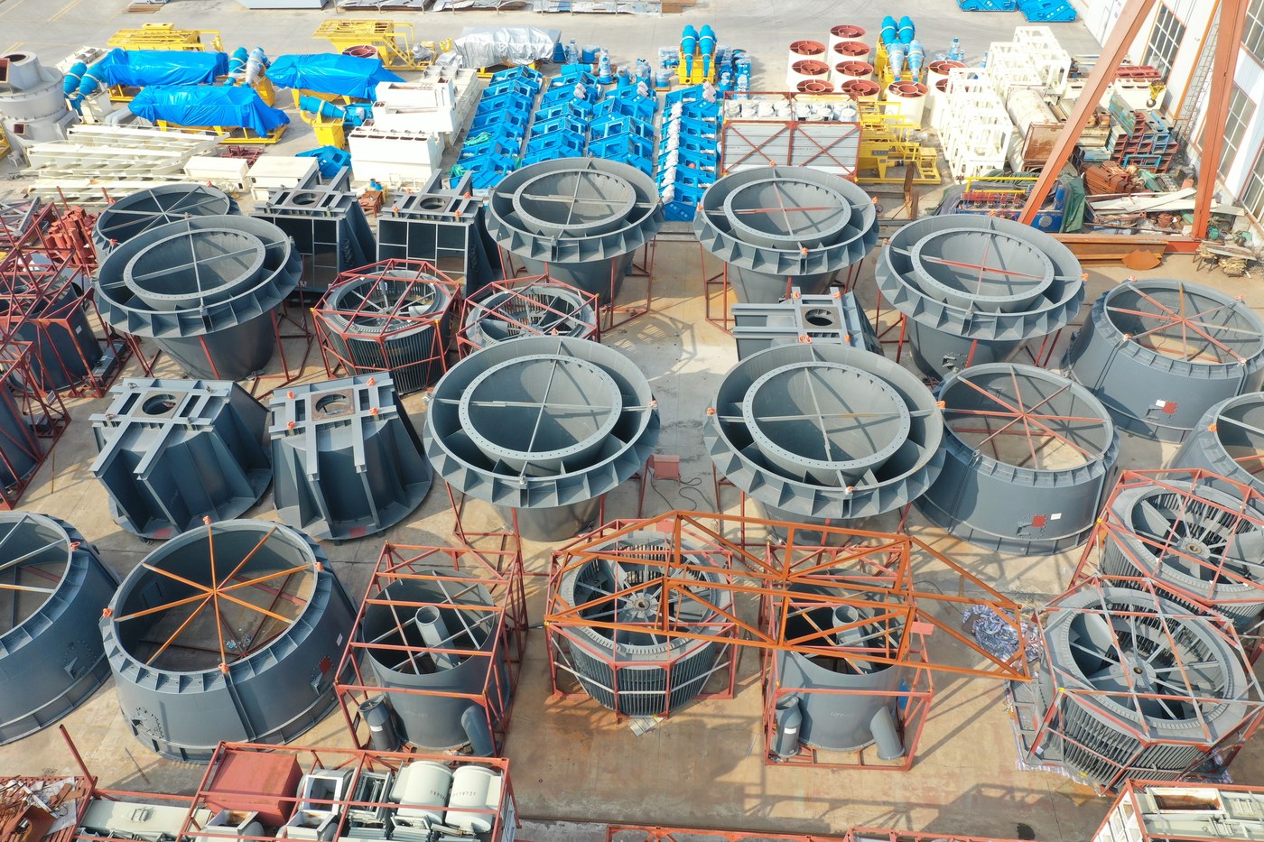 Vertical roller mill and separator fabrication